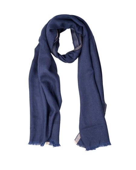 Shop BRUNELLO CUCINELLI  Sciarpa: Brunello Cucinelli sciarpa in diagonale di lana e cashmere con bordo rigato.
La sciarpa misura circa 45 cm in larghezza e 170 cm in lunghezza.
Composizione: 80% LANA, 20% CASHMERE.
Made in Italy.. MSC665OR-CL616
